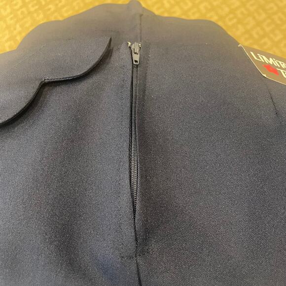 Limited Too Girl's Navy Blue Skort. Scallop Detail Sz 16 - Picture 6 of 7